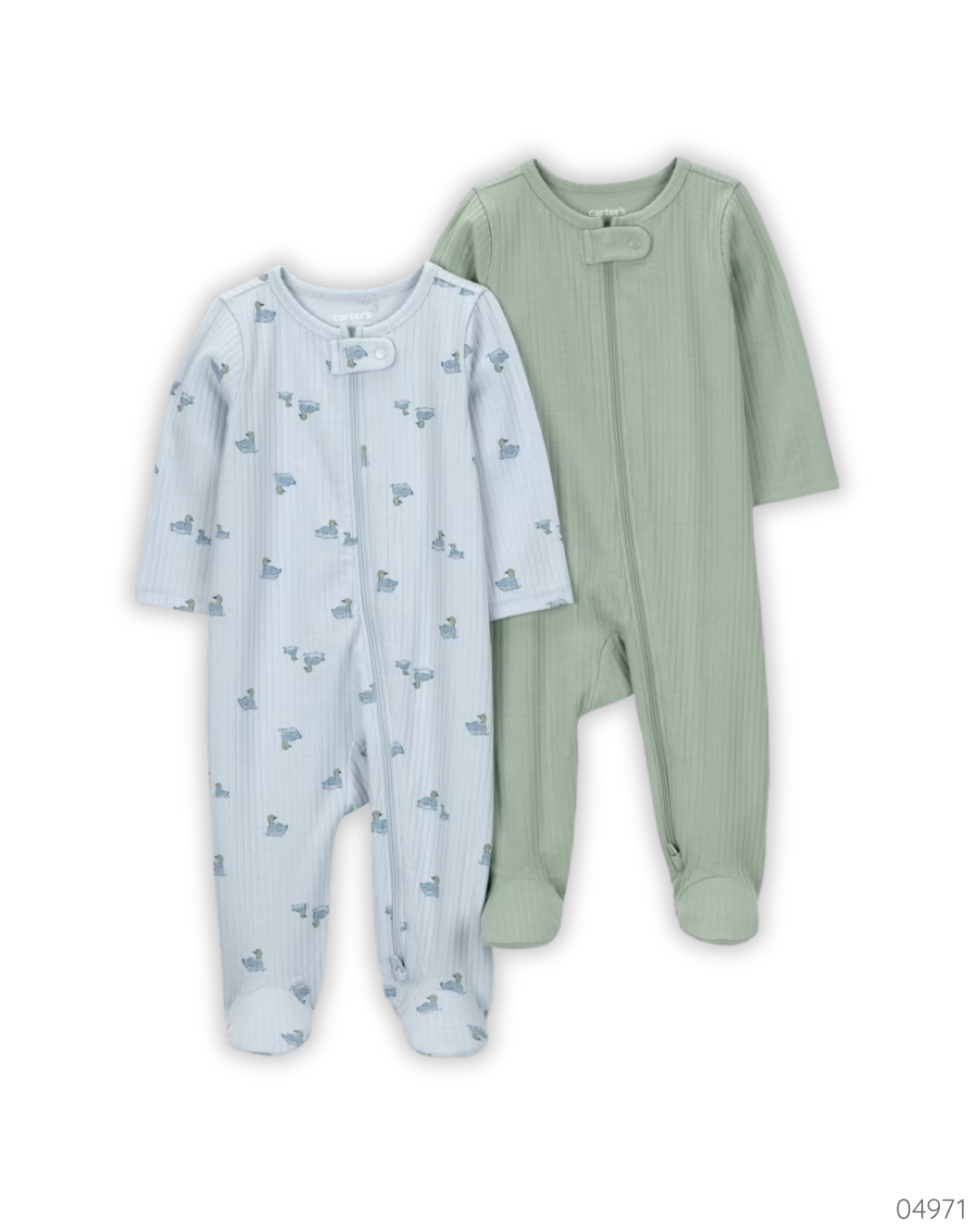 PIJAMA 2PZS CARTERS VERDE PATO