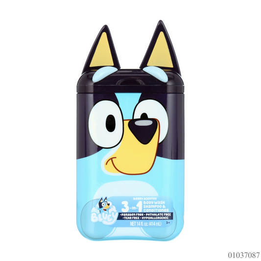 BODY WASH, SHAMPO Y ACONDICIONADOR BLUEY