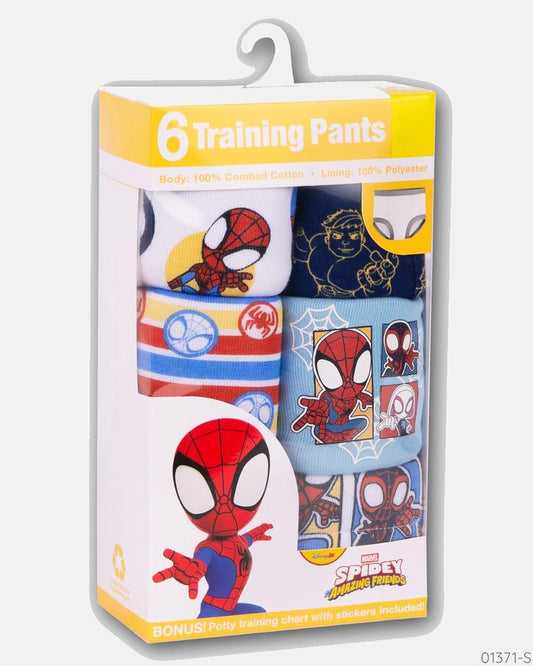 CALZONCITOS ENTRENADORES SPIDERMAN 6 PZ
