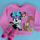 SUETER ROSADO MINNIE Y FIFI