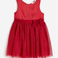 VESTIDO ROJO CHONGO TUL H&M