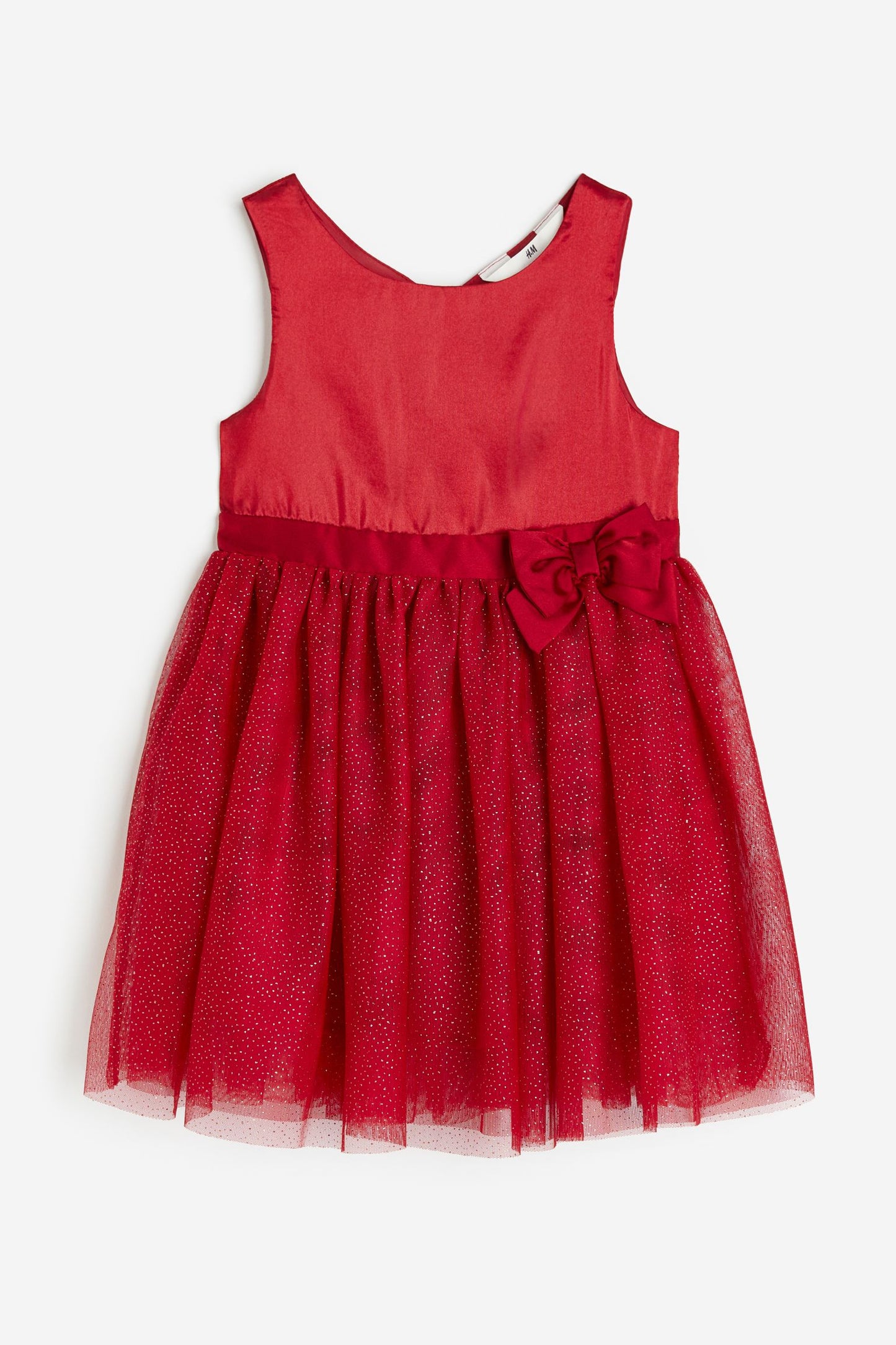 VESTIDO ROJO CHONGO TUL H&M