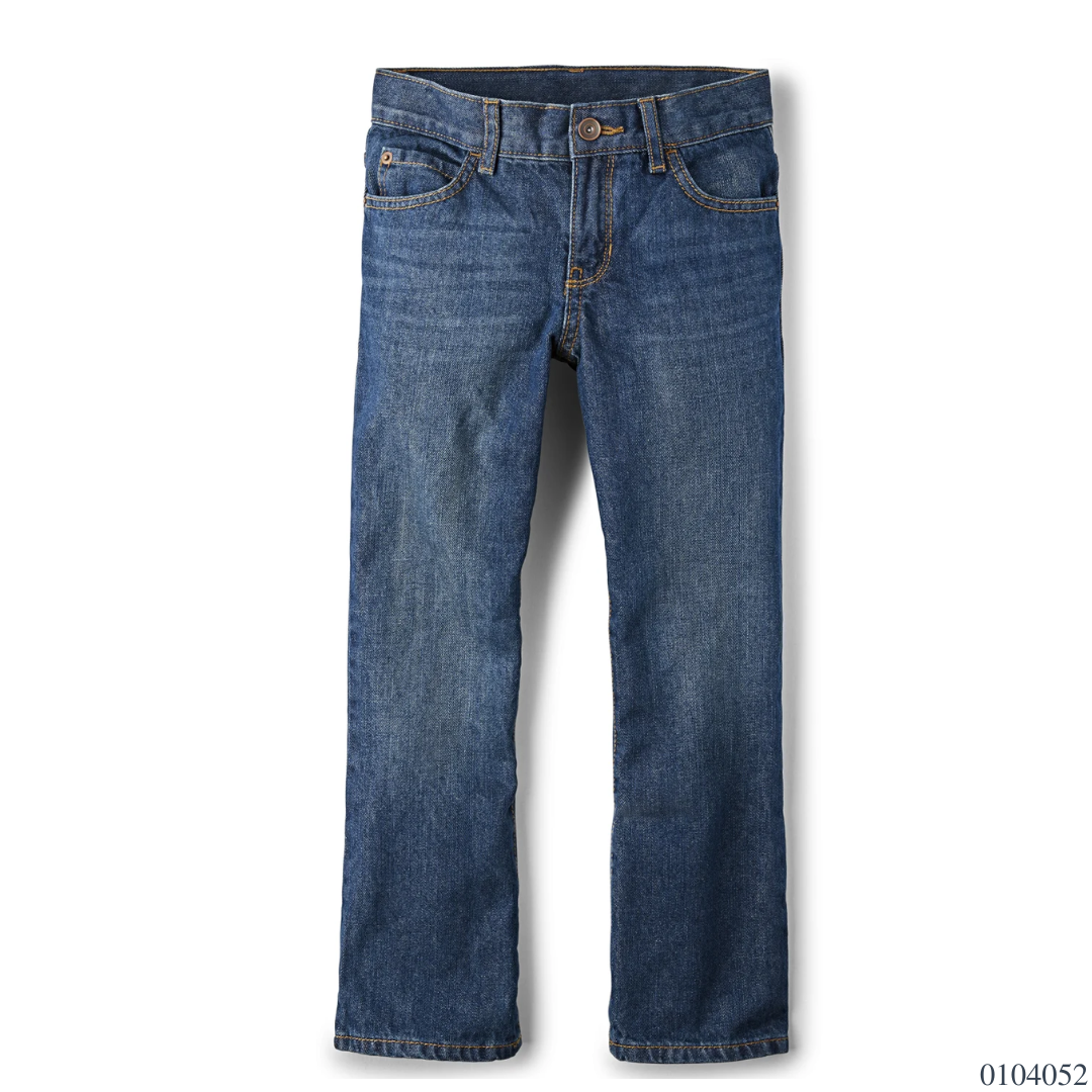 PANTALON BOOTCUT NIÑO AZUL