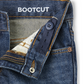 PANTALON BOOTCUT NIÑO AZUL