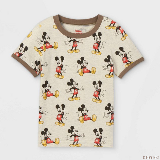 CAMISA NIÑO MICKEY MOUSE BEIGE