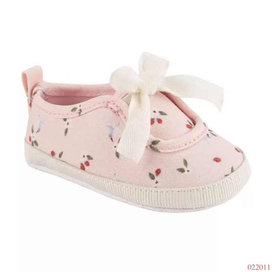 ZAPATOS BEBE NIÑA ROSADO FLORE