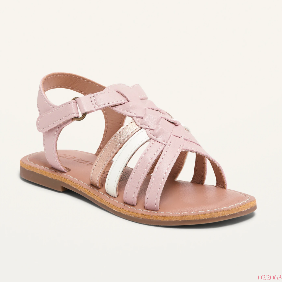 SANDALIAS NIÑA ROSADAS STRAPPY