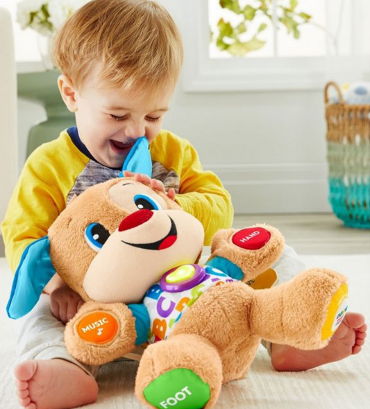 Peluche Puppy Orejas Azul Niño