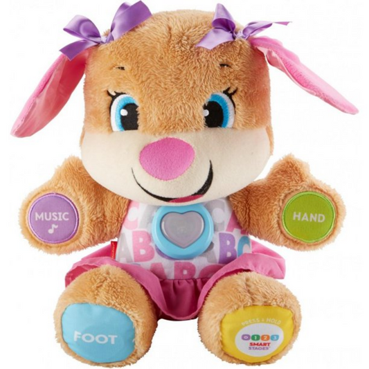 Peluche Puppy Orejas Rosadas Niña