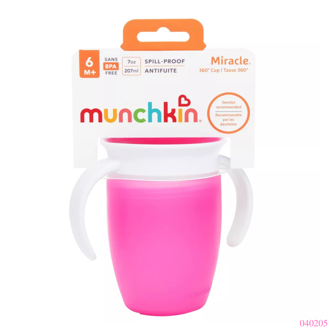 Vaso Munchkin Miracle 360 Rosa