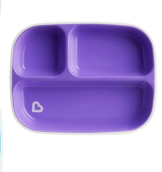 Plato Morado Munchkin con Divisiones