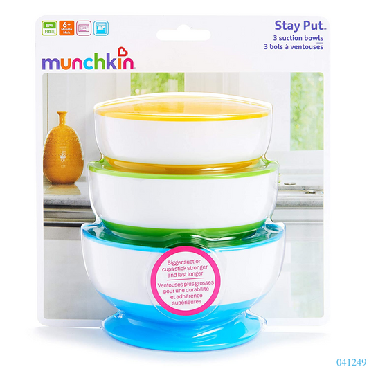 Set 3 Bowls Munchkin Stay Put