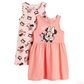 VESTIDO H&M 2 PZS MINNIE MOUSE SALMON