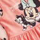 VESTIDO H&M 2 PZS MINNIE MOUSE SALMON