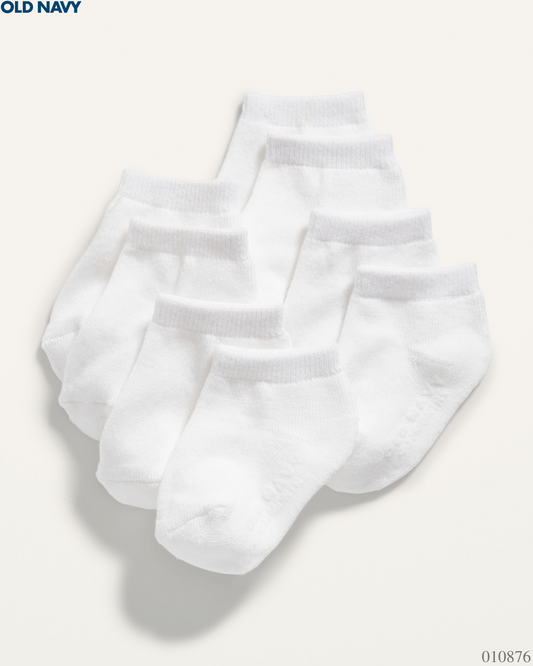 CALCETINES OLD NAVY 4 PARES BLANCO UNISEX