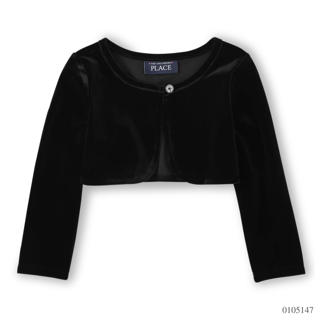 CARDIGAN NEGRO TERCIOPELO