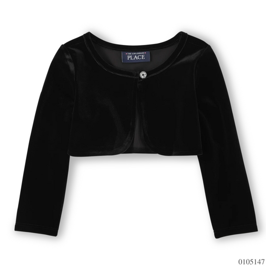 CARDIGAN NEGRO TERCIOPELO