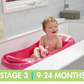 BAÑERA ROSADA CON SOPORTE THE FIRST YEARS