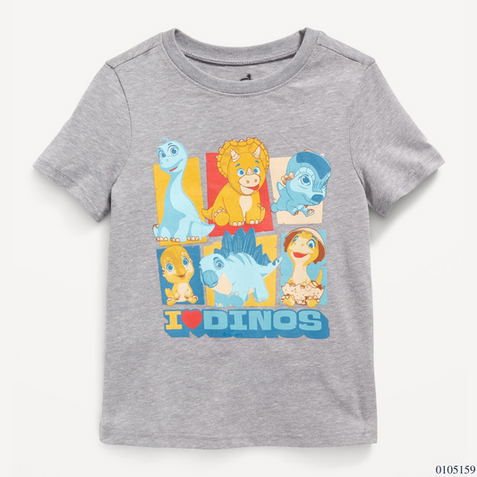 CAMISA GRIS I LOVE DINOS OLD NAVY