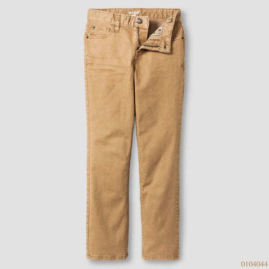 PANTALON JEAN NIÑO CAFE CLARO