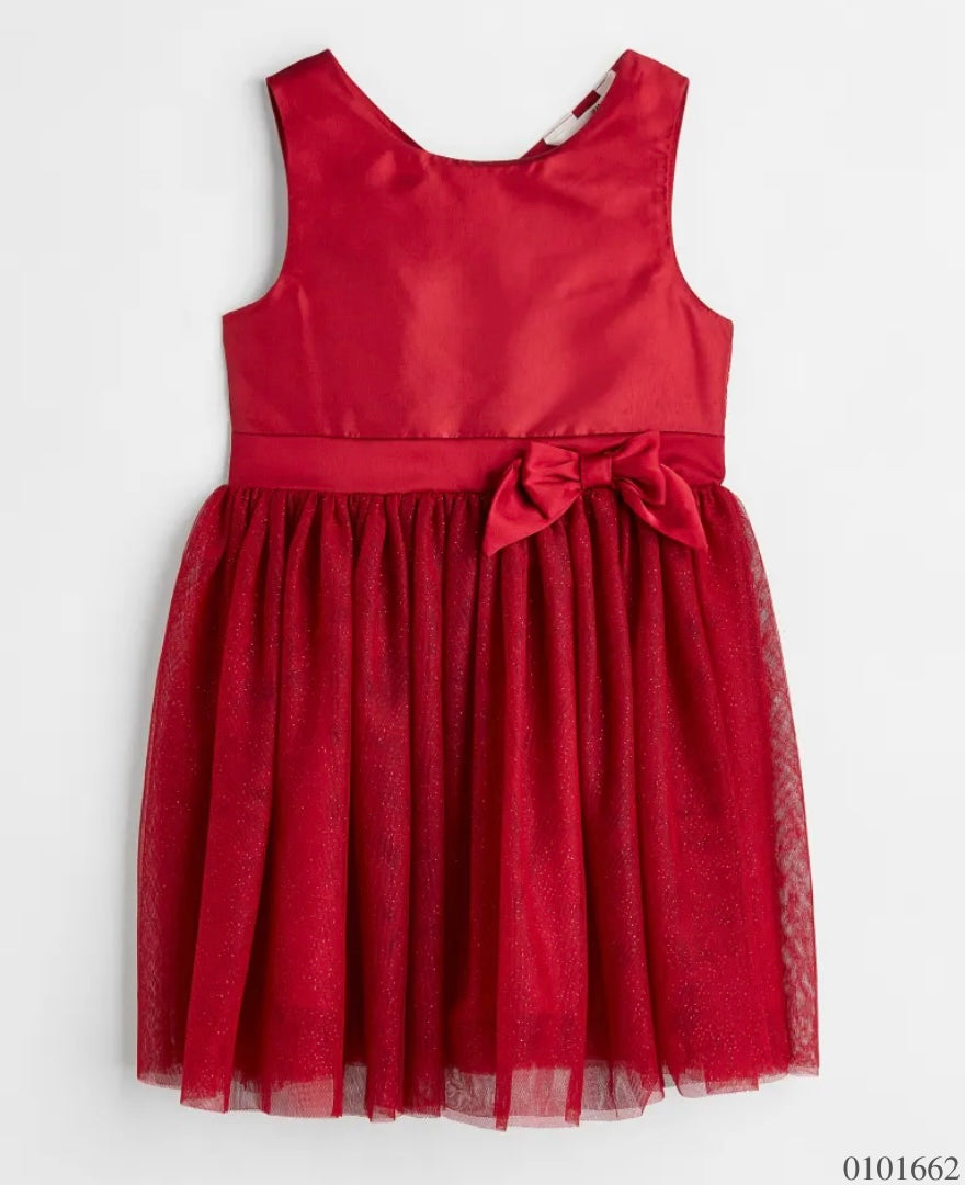 VESTIDO ROJO CHONGO TUL H&M